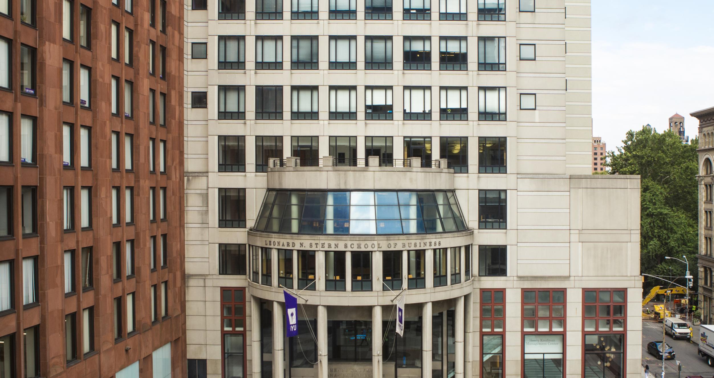 Corporate and Foundations 2020 Aerial view of Gould Plaza, KMC and Tisch on the left