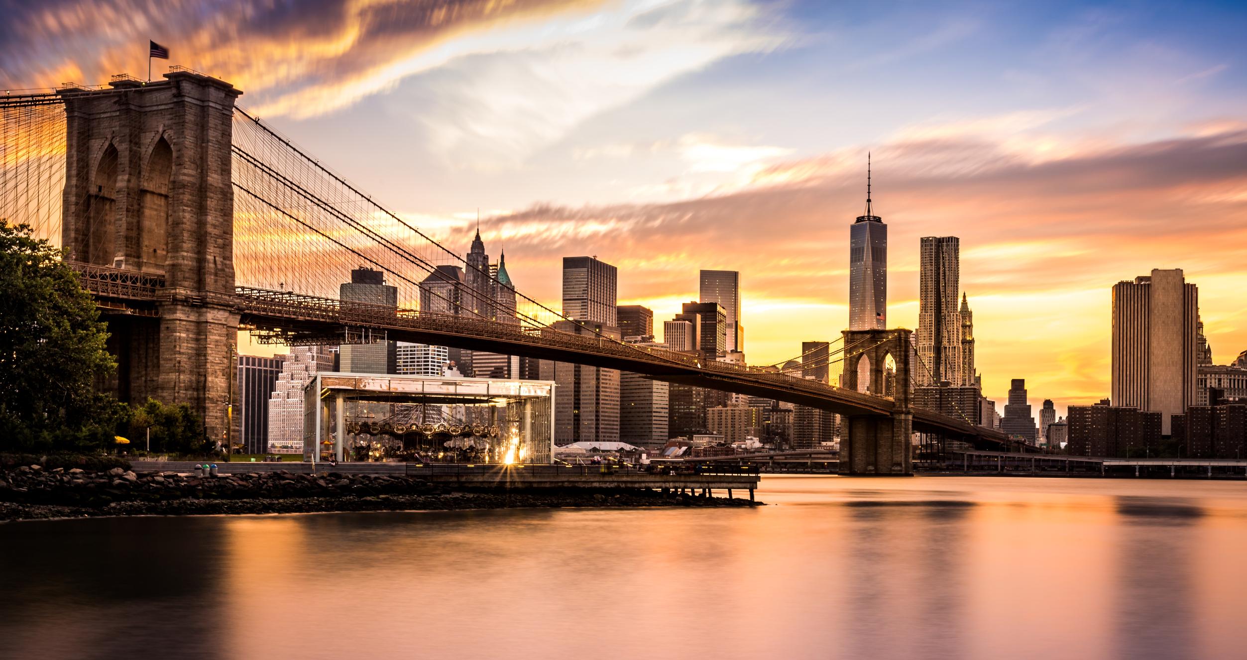 Bridge at sunset
