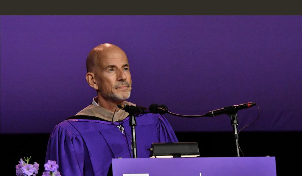 Dietrich Becker at MBA and PhD convocation